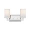 Z-Lite Tidal 2 Light Vanity, Chrome & Matte Opal 1901-2V - alternate 7
